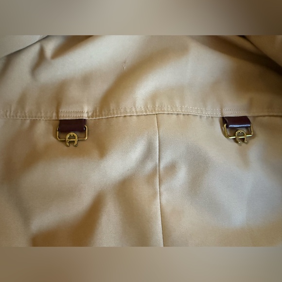 Fully Reversible Aigner Trench Coat Size 16 - Picture 5 of 9
